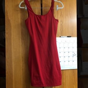 Red bodycon dress!!!!